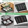 SAYZH Telescopic Drawer Extendable drawer storage racks for kitchen cabinets Extendable extendable drawer (43 depth x 25 width x 9 height cm) No drilling and nailing Required