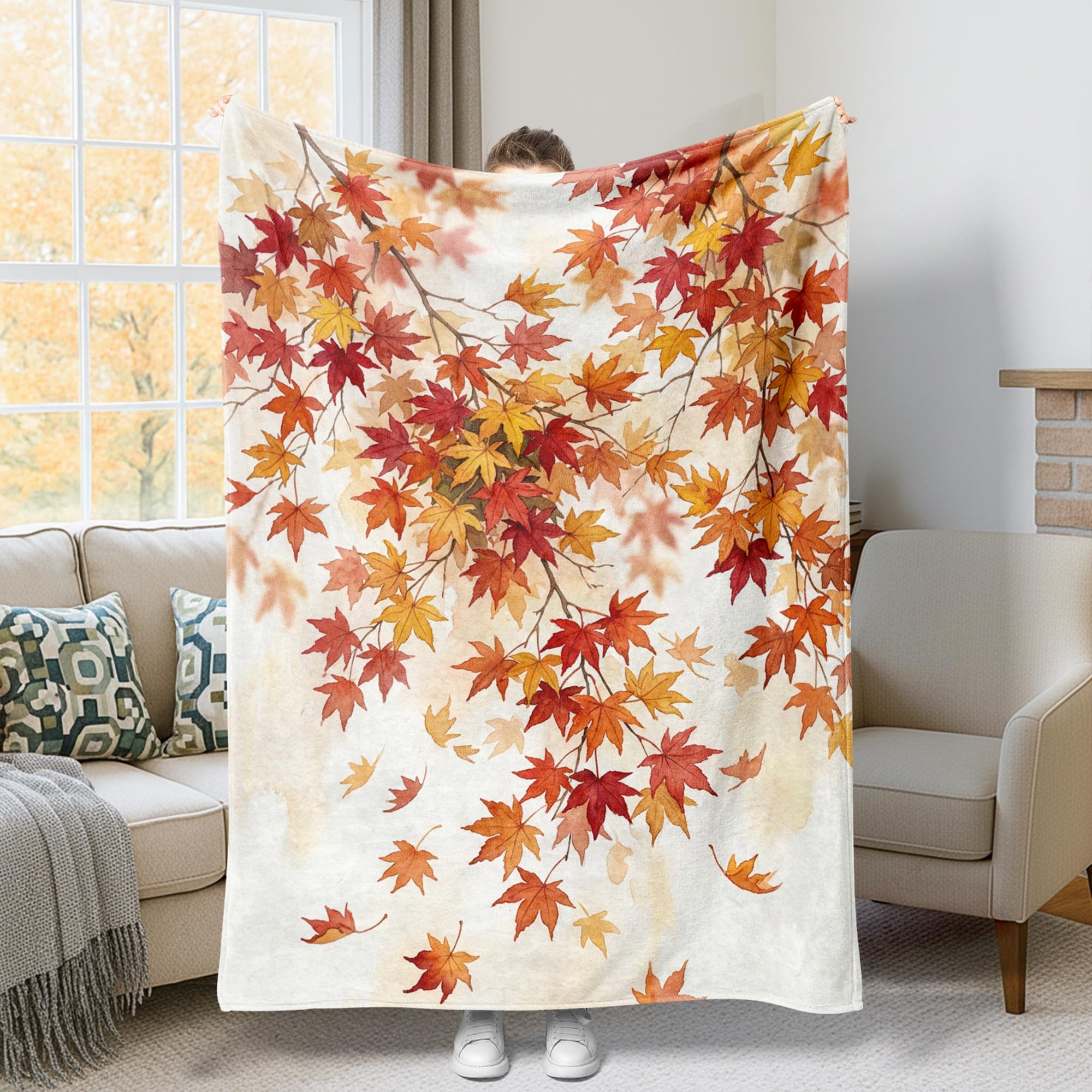 Couverture en peluche douce jeté de lit et plaid canapé gris