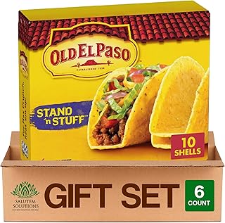 Salutem Vita – Gluten-Free Yellow Corn Taco Shells 10ct, Gift Set – Pack...