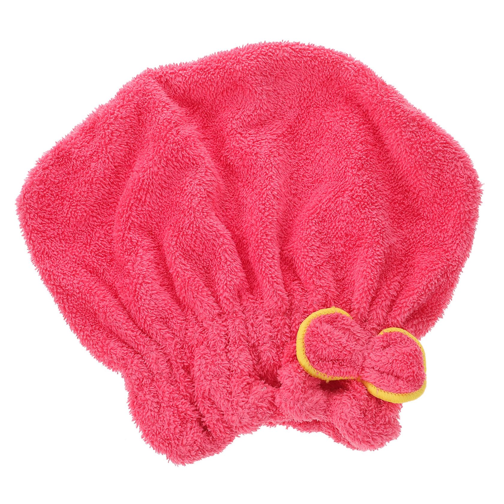 NOLITOY Microfiber Dry Hair Cap Butterfly Knot Princess Hat Bath Accessory for Fast Drying-image-28