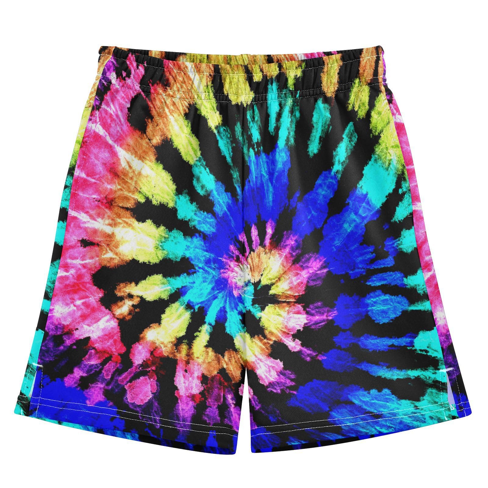 Tie Dye Boys Athletic Shorts Kids Basketball Shorts Gym Short for Summer XL