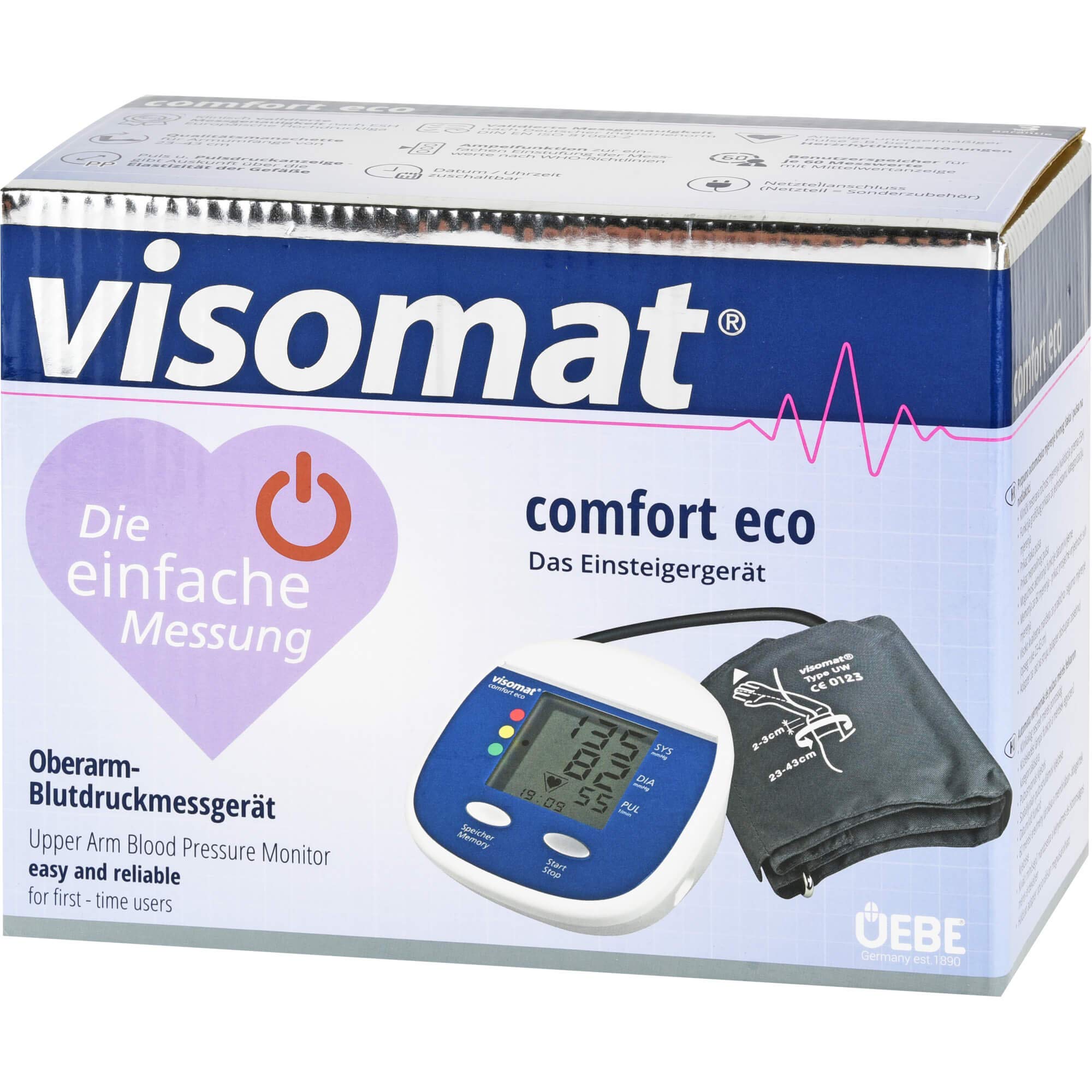 visomat Comfort Eco ciśnieniomierz z dużym mankietem