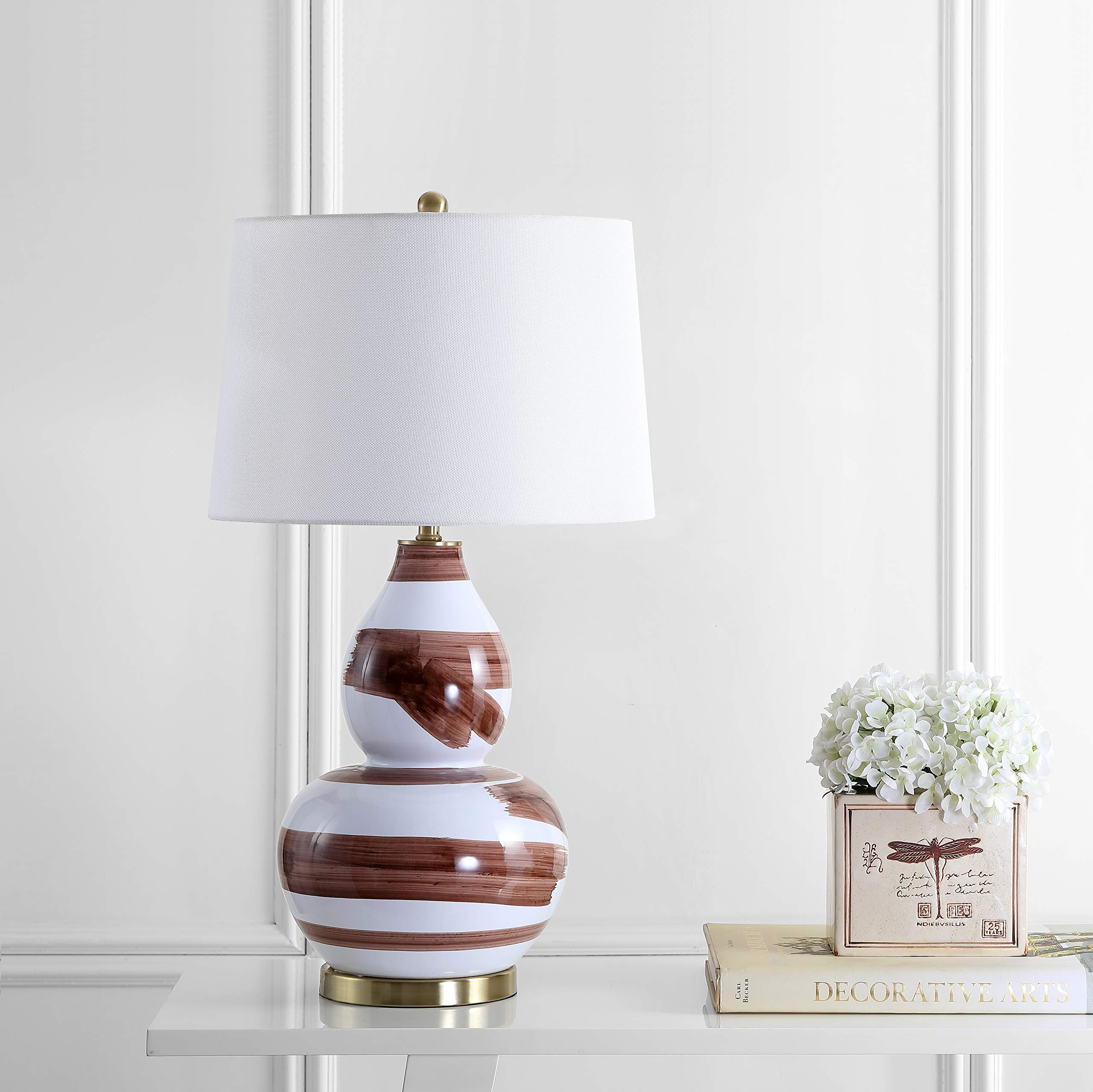 SAFAVIEH Lighting Collection Aileen Abstract Brown/ Gold