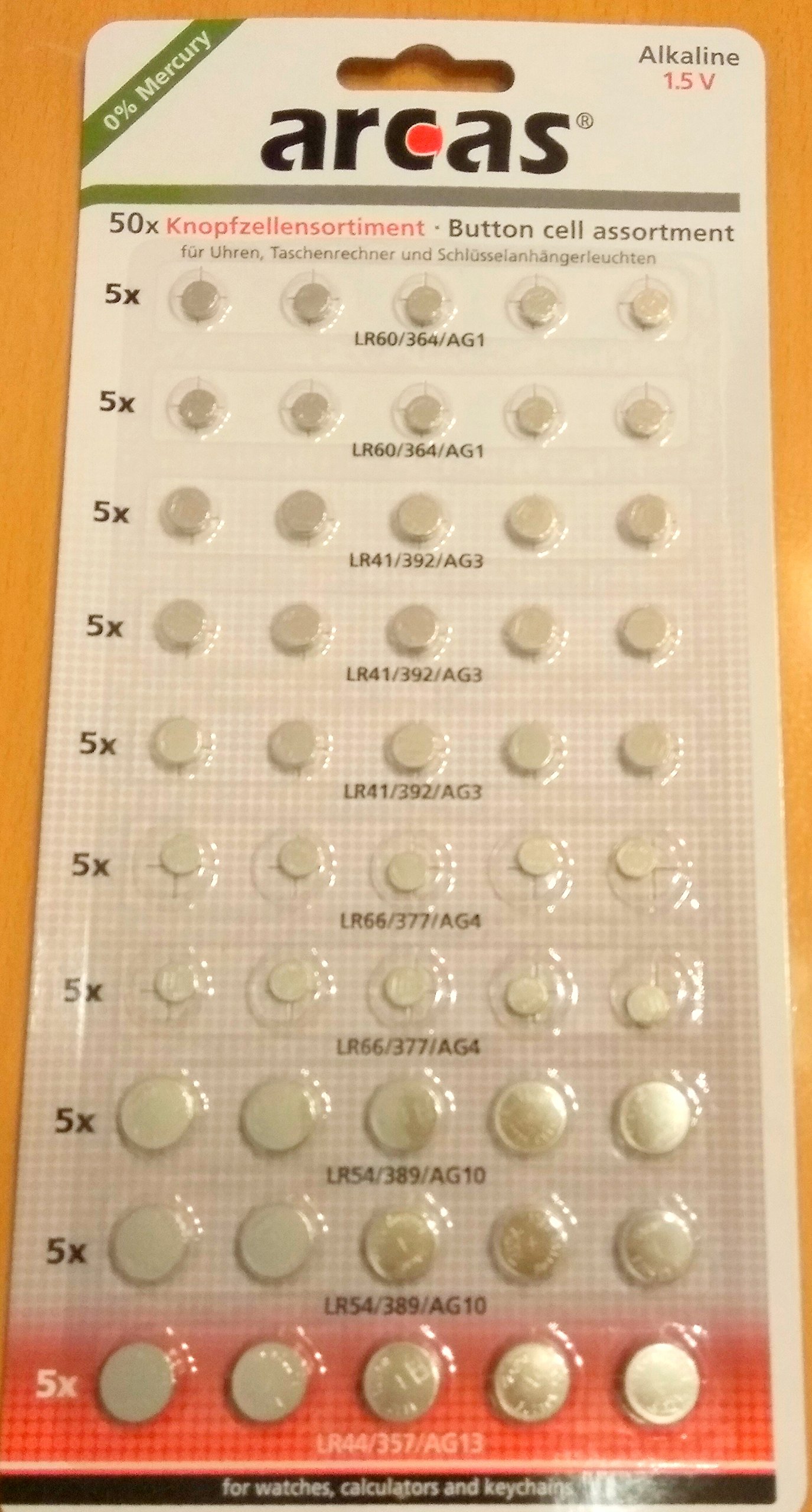 50PC BATTERIES SET WATCHES/ RADIOS/ CAMERAS/ REMOTES