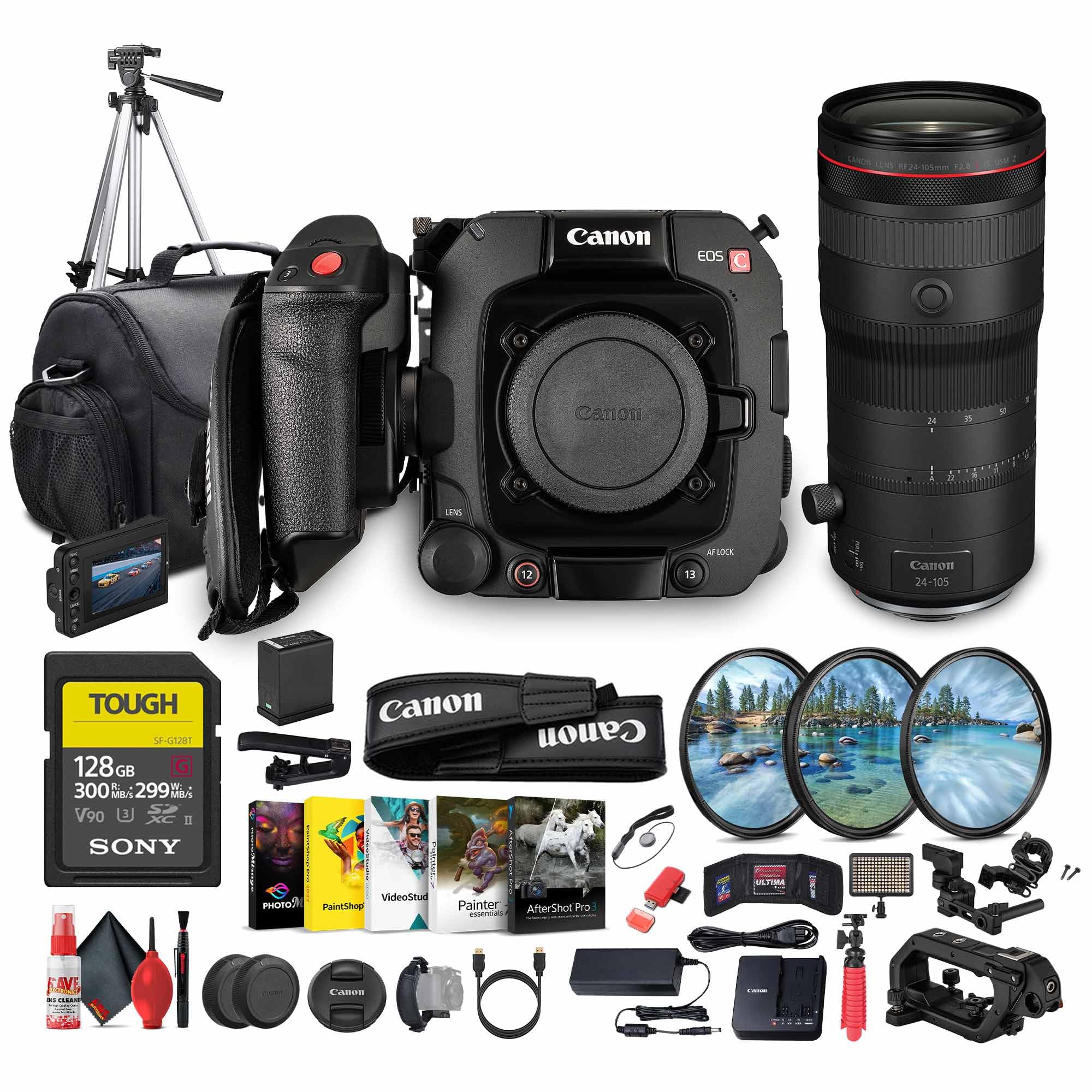 Canon EOS C400 6K Full-Frame Professional with 24-105mm Lens Bundle