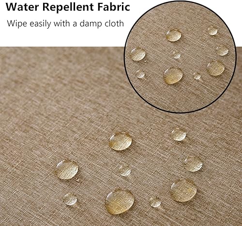 Miniatura 5 de youngseahome Fundas de cojín para asiento de patio, fundas de repuesto lavables, impermeables, para muebles de exterior, para sofá, sofá, lino, 24 x