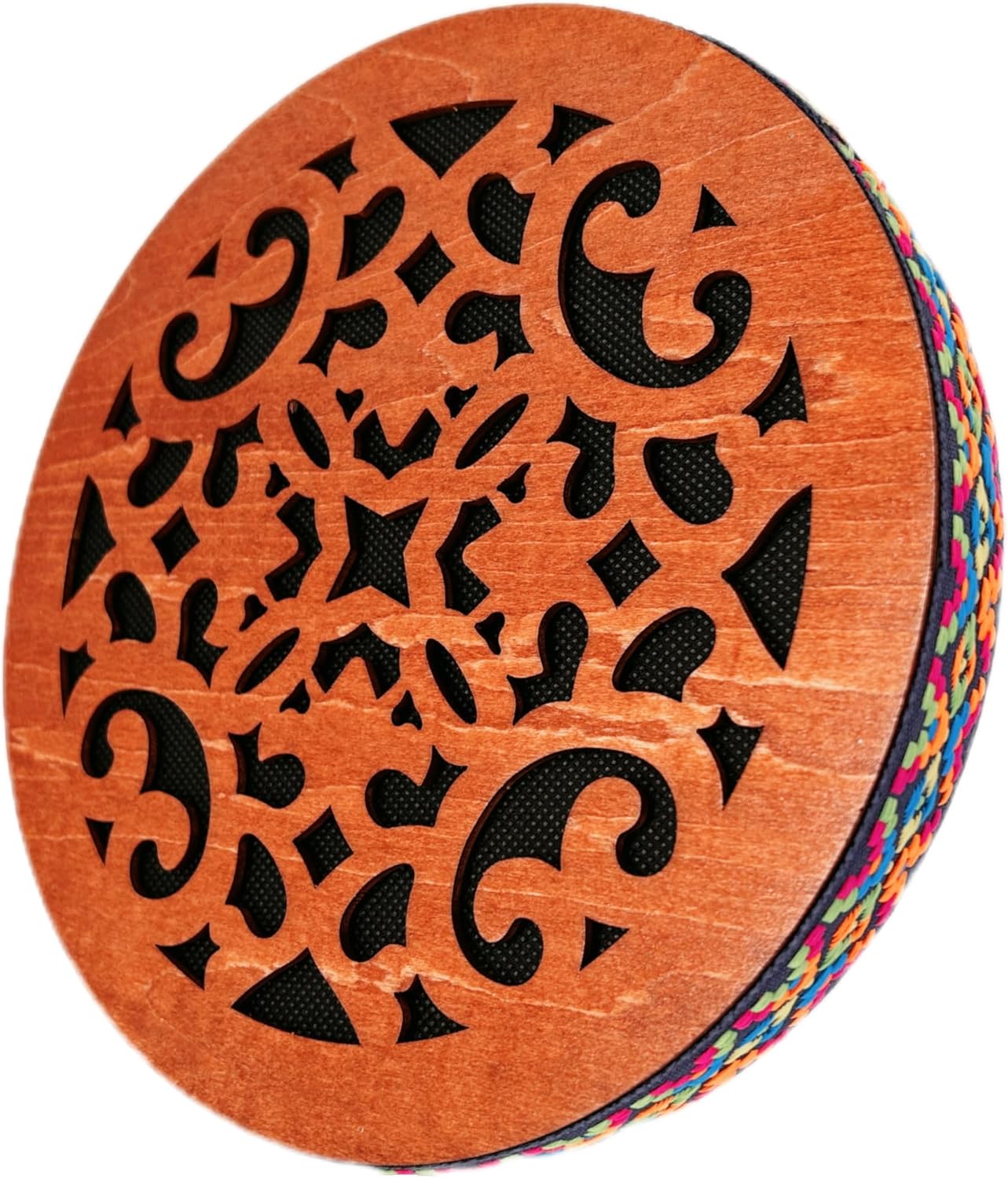 12 INCH Ocean Drum,Water Stream Drum,Rain Disk "Water-Fall",Sound Healing,Onomatopoeic Wooden Drum For Performance Accompaniment