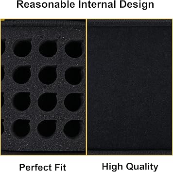 khanka Hard Carrying Case Compatible with Kodak 35mm film Photographic Film Storage Case for 20 Rolls (Film Not Included)