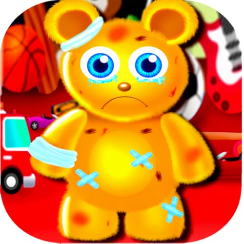 Urso de pelúcia cuidando