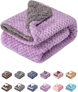 Fuzzy Dog Blanket or Cat Blanket or Pet Blanket, Warm and Soft, Plush Fleece Receiving Blankets for Dog Bed and Cat Bed, Couch, Sofa, Travel and Outdoor, Camping (Blanket (24