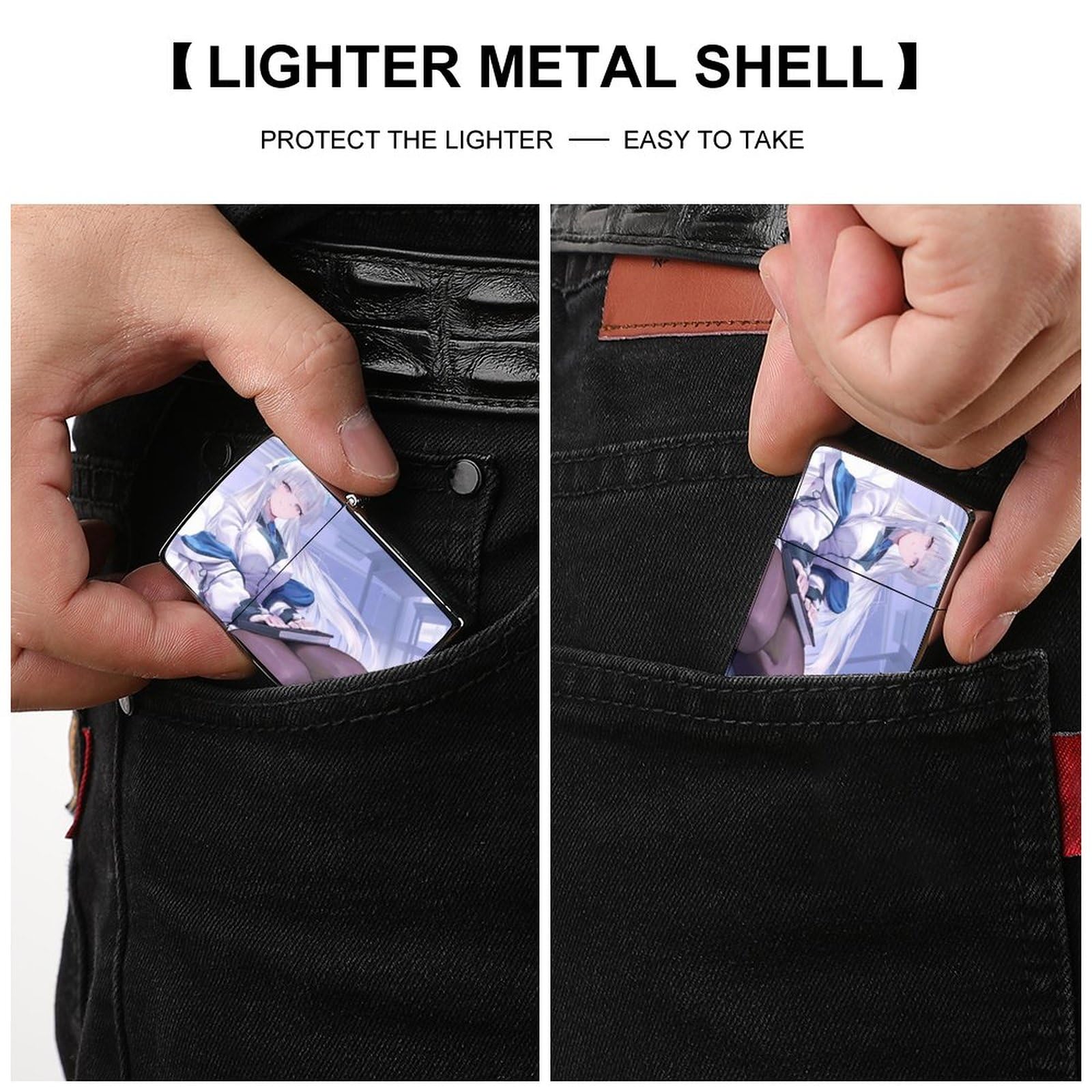 Amazon.co.jp: ライターケース ジッポライター ケース ブルー