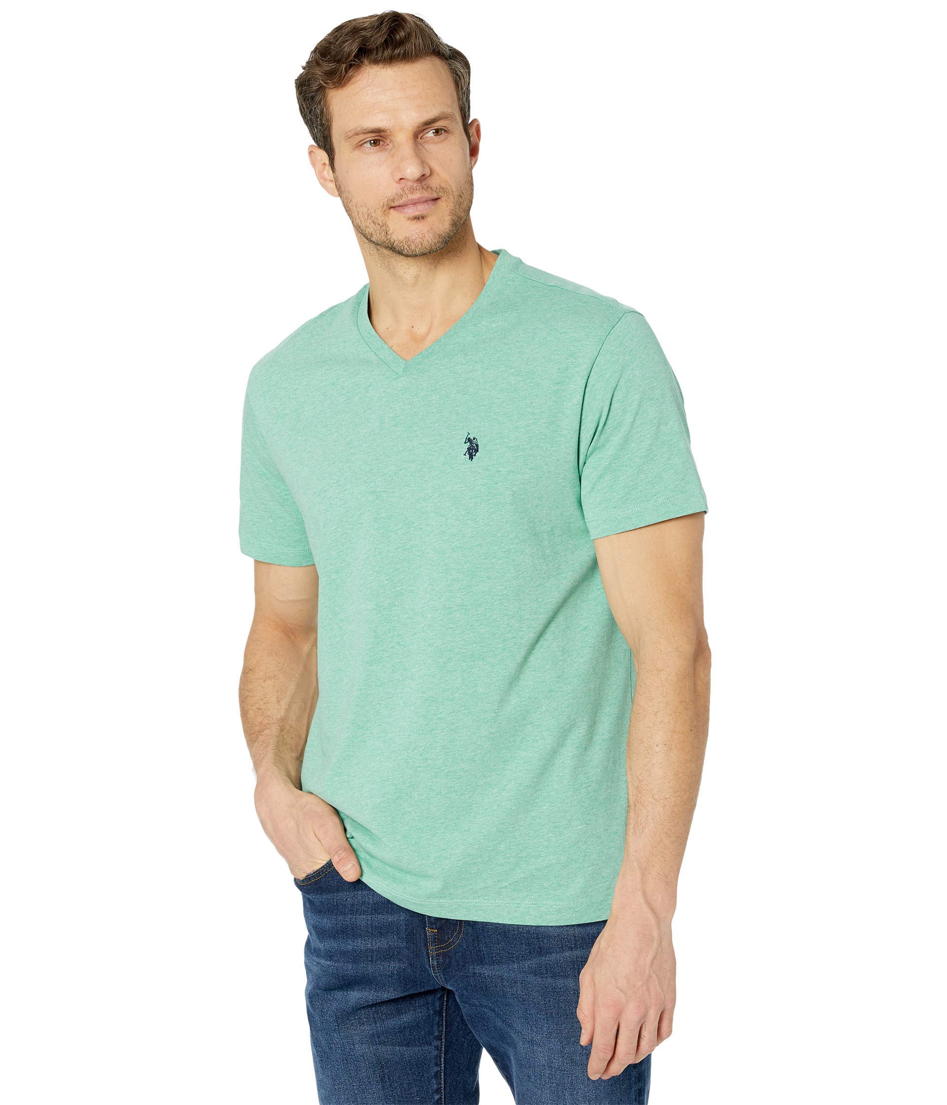U.S. Polo Assn. Men's Solid V‑Neck T-Shirt