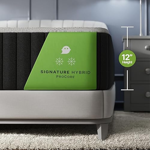 Miniatura 4 de GhostBed Base ajustable + colchón híbrido exclusivo de 12 pulgadas, tamaño individual XL, colchón híbrido de espuma viscoelástica refrescante y