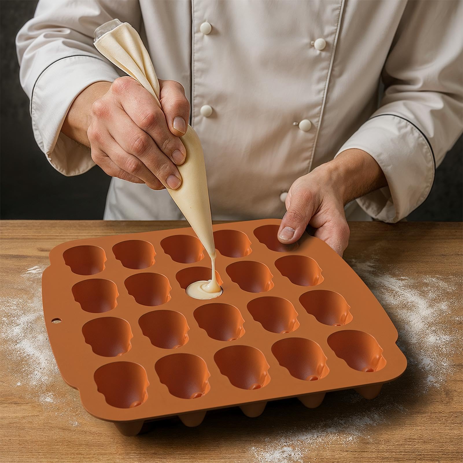 Stampo a Forma di Teschio Halloween Pasticceria Torta Cioccolato Dessert | Stampo Da Caramelle A Teschio Per uso domestico, cucina, forno, pasticceria, panetteria, ristoranti e caffè