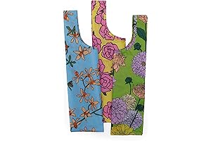 Baggu Reusable Grocery Bags - Durable Nylon Produce Bags for Shopping and Travel