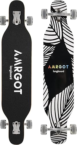 Longborads completos de 42 pulgadas con caída a través de la cubierta cóncava de crucero profesional Longboards