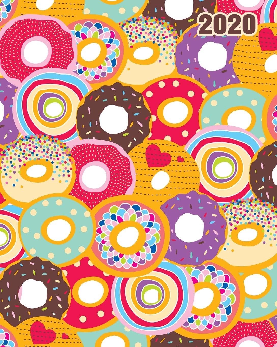 2020: Large 8”x 10” Daily and Monthly Agenda Planner and Organizer - 1-Page-a-Day to Plan, Organize and Be Productive V60