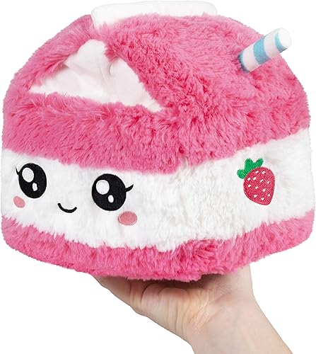 Squishable / Mini Caja De Leche De Fresa Comida Confort - 7"