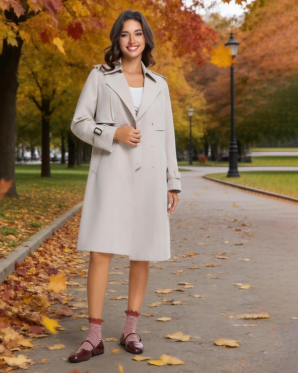 Women Ruffle Socks, Retro Striped Socks,Cotton Cute Ankle Sock for Women, Vintage Casual Frilly Dress Sock - Image 3