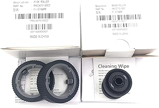 OKLILI PA03710-0001 PA03670-0002 Scanner Consumable Pickup Pick Roller Brake Roller Set Compatible with Fujitsu fi-7460 fi-7480