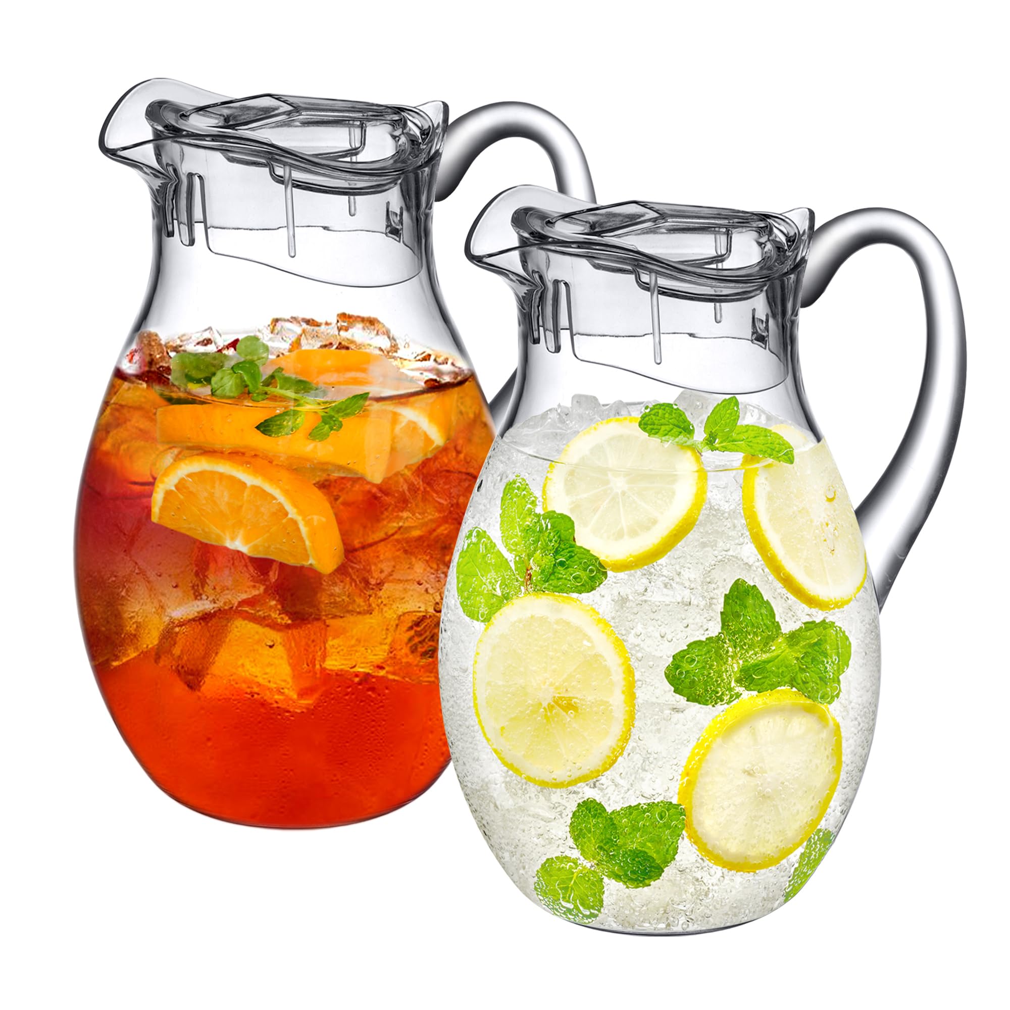 Amazon.com: Amazing Abby - Bubbly - 2-Pack Acrylic Pitcher (72 oz