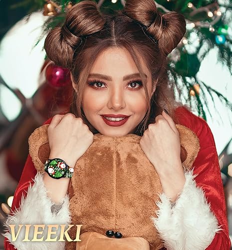 Vista 128 de Correas de reloj navideñas compatibles con Samsung Galaxy Watch de 1.575 pulgadas, 1.732 pulgadas, 0.787 pulgadas, correa de silicona de repuesto