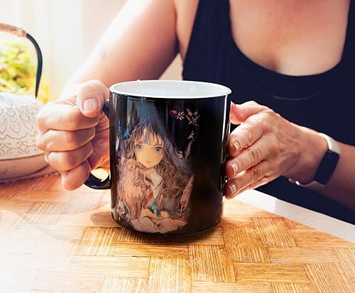 Miniatura 6 de Taza de cerámica estilo anime de Harry Potter y Hermione Granger  Capacidad para 20 onzas