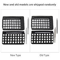 Vista 5 de Juego de punzones de sellos, letras del alfabeto, juego de troquelado para tallar, sellos en relieve, cuero, manualidades, herramientas