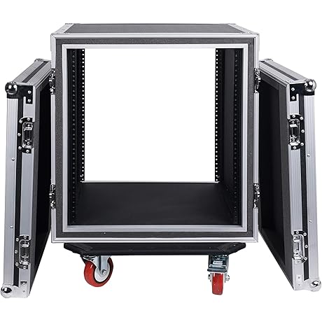 Sound Town Server Rackmount Case with Casters