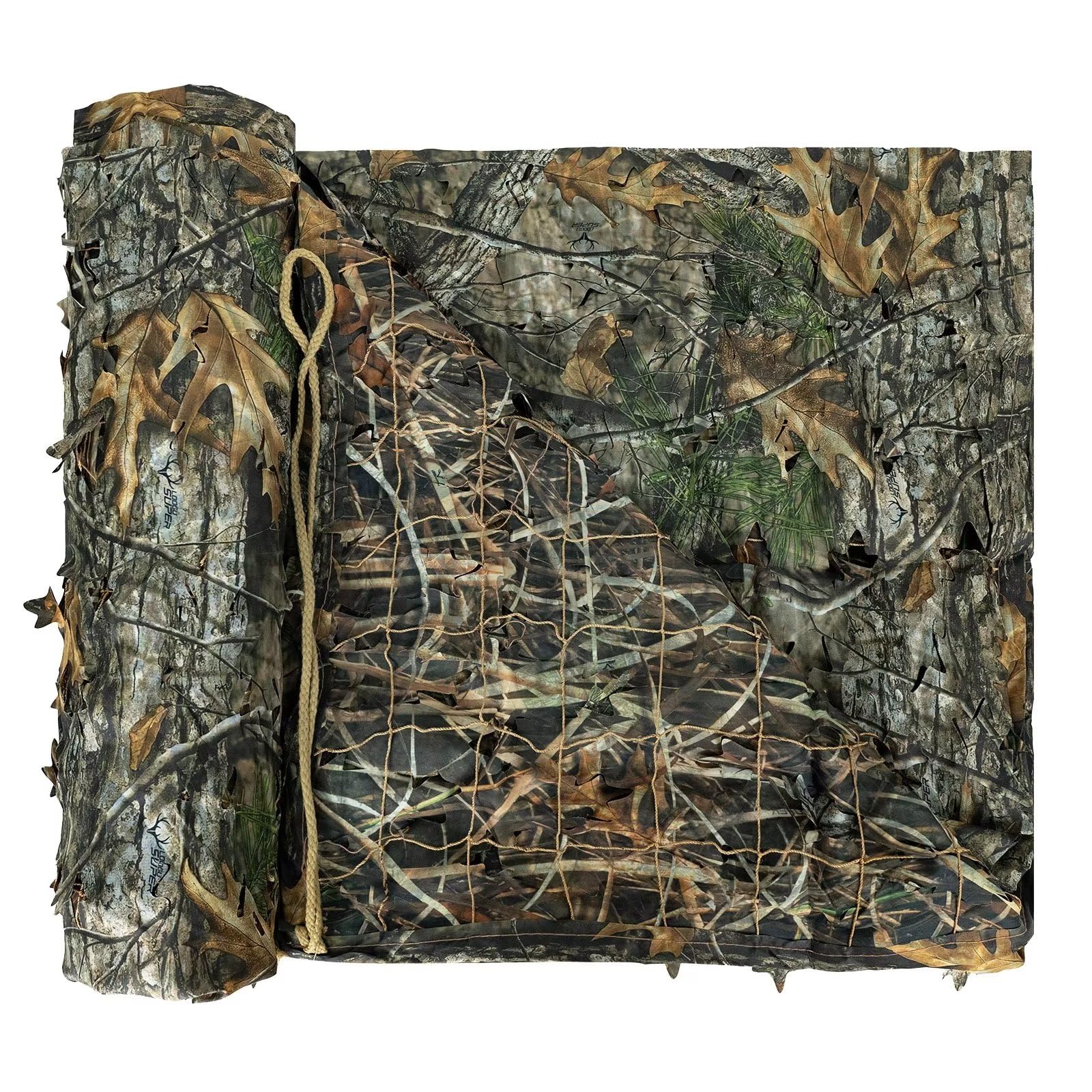 LOOGU Custom Woodland Camuflaje Red Camping Caza Militar Camuflaje Neto — view 18