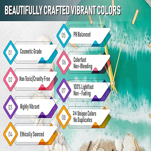 Miniatura 10 de Polvo de mica morado índigo para resina epoxi, 1.98 oz2 onzas, tarro  TECHAROOZ - Polvo de pigmento de color de resina de 2 tonos para brillo de