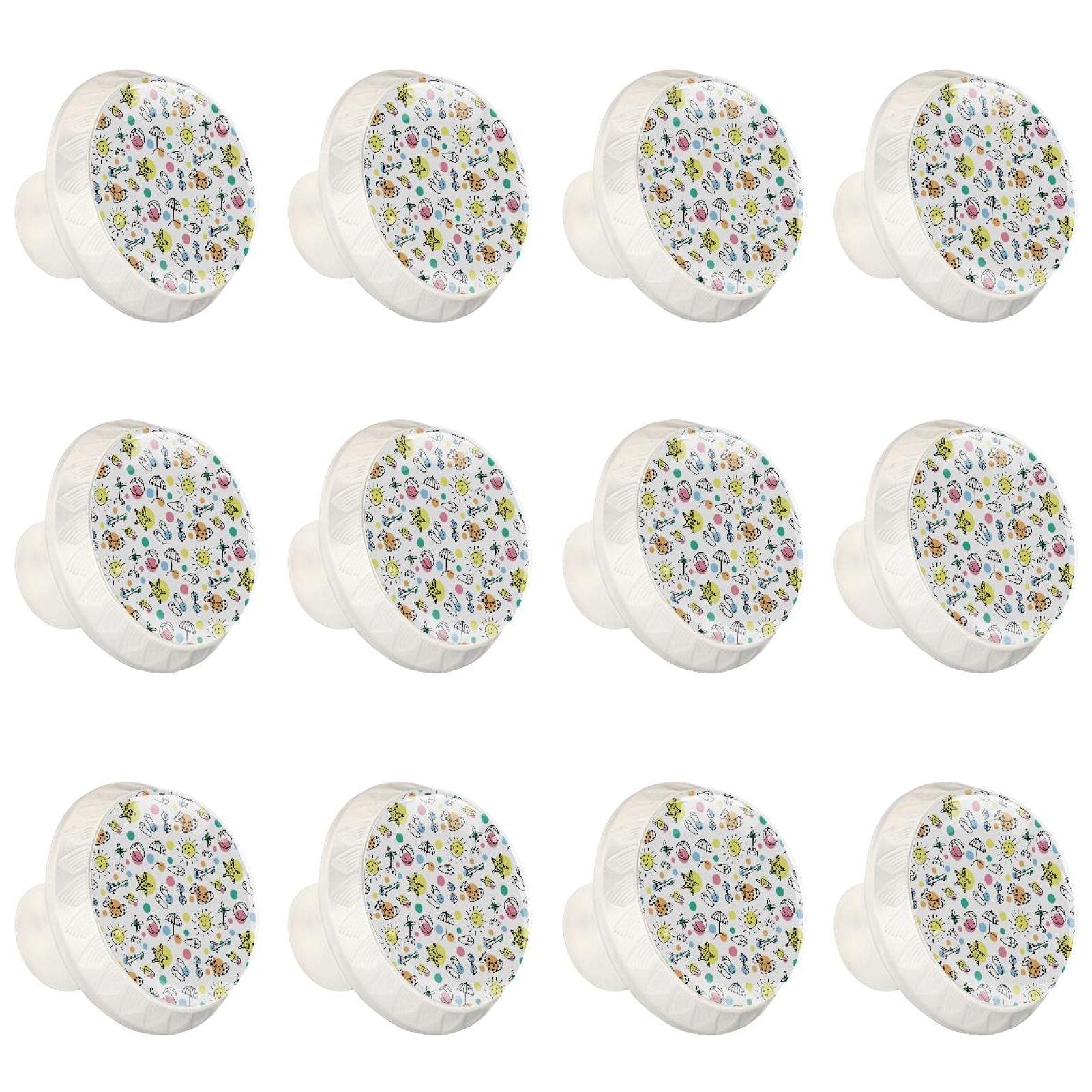 Boutons d'armoires de cuisine pour remplacer poignée placard usée lot de 12