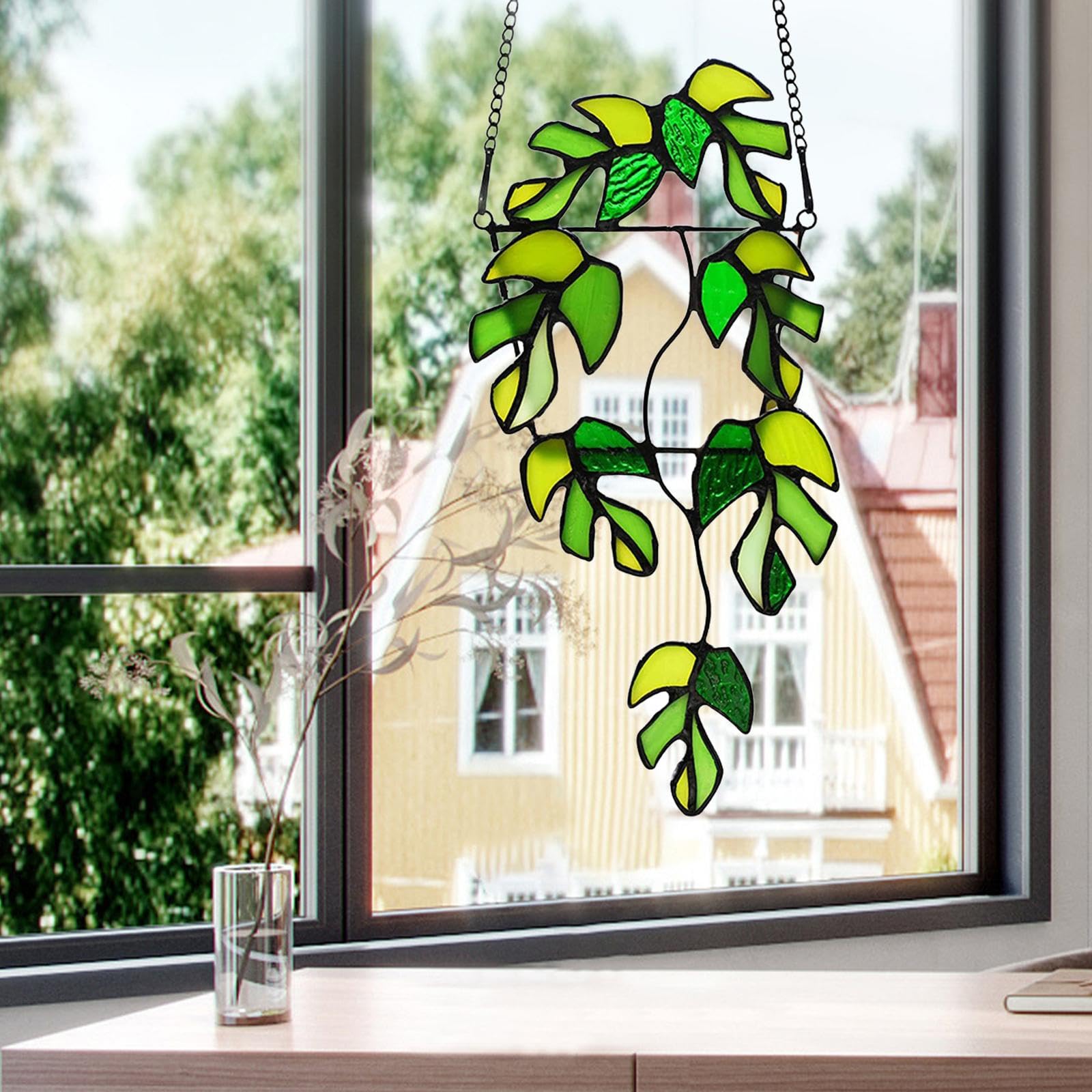 Window Hanging Window Decor with Chain Ornament for Indoor Garden Home 21cm Type C | Home & Garden | Home Dco | Suncatchers & Mobiles-image-13