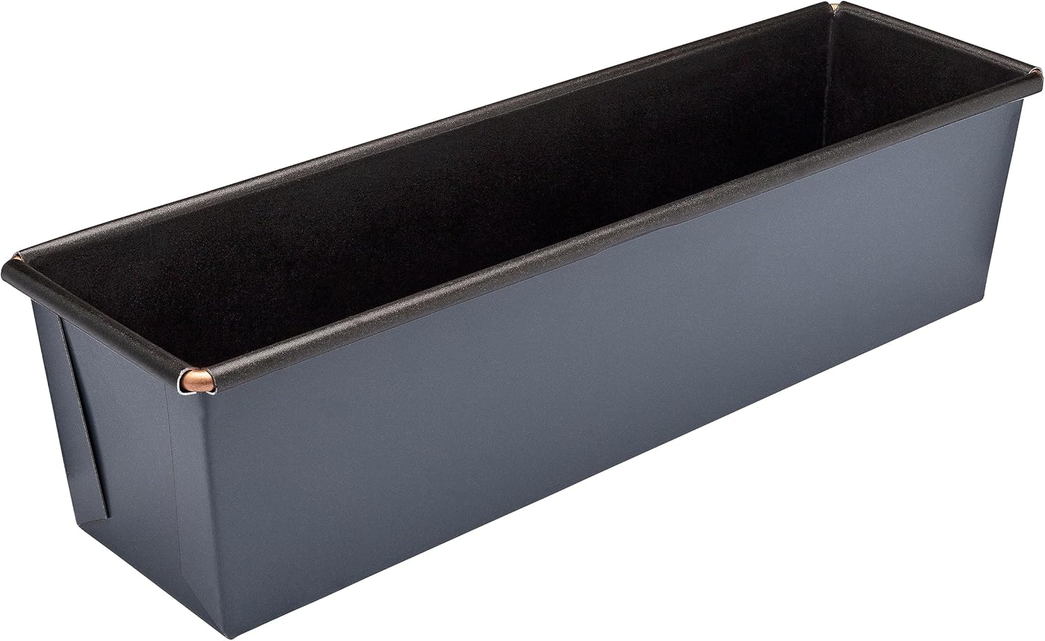 Matfer Bourgeat Exopan Steel Bread Mold/Loaf Pan, Nonstick, 12" x3 1/6"