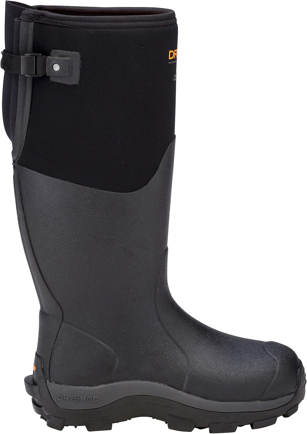 Dryshod Women's Haymaker Gusset Farm Boots|Rubber | Waterproof | Pull On | HAYG-WH-BK