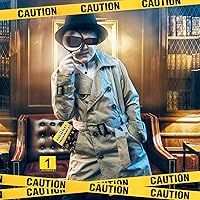 Vista 6 de Kit de espía para niños, juego de accesorios de disfraz de detective, juego de rol, disfraz de ciencia educativa, regalo