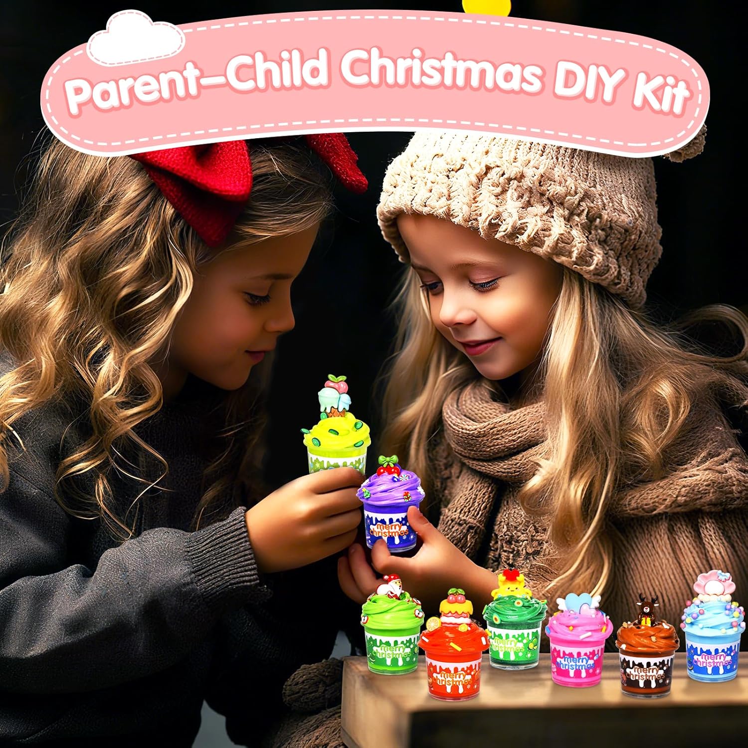 Slime Advent Calendar 2025 for Grils, Christmas Countdown Calendar for Kids, 24 Days of Xmas Count Down Calendar for Girls and Boys - Image 5