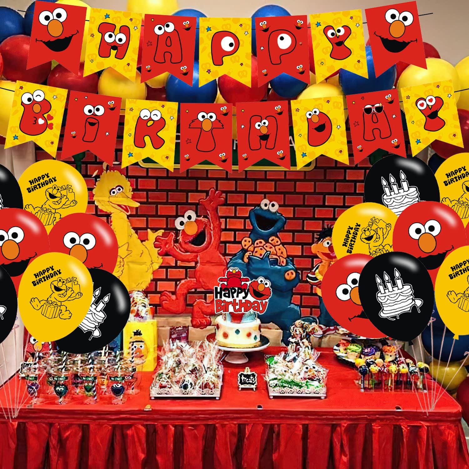 Birthday Banner Elmos World Elmo's World Birthday Party Ideas | Photo