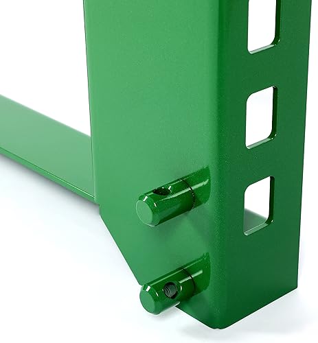 Miniatura 8 de HECASA Pallet Fork Frame Attachments Compatible with 200 300 400 500 Series John Deere Loaders Receiver Hitch Rated 3000 LB