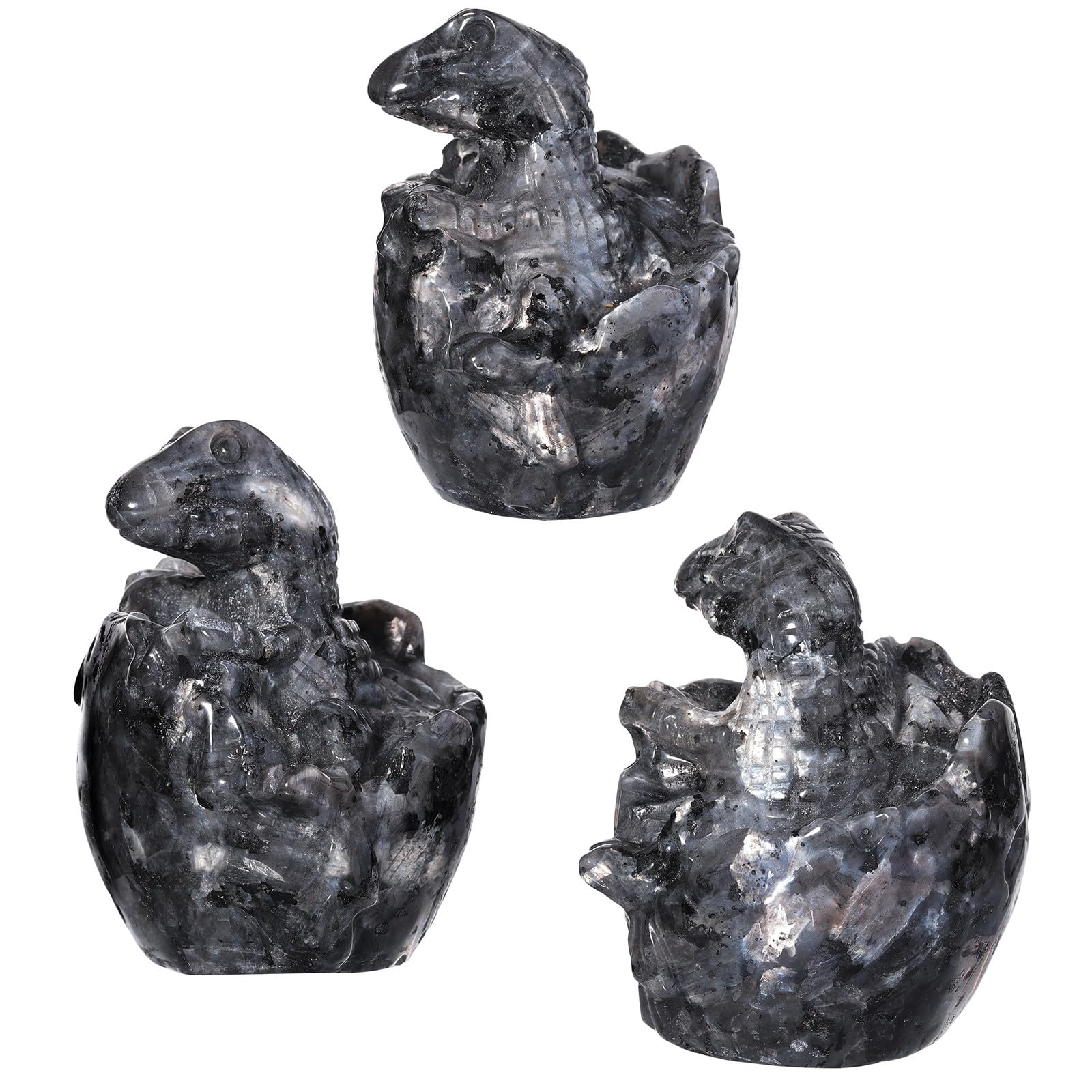 KYEYGWO Crystal Dinosaur Egg Hatchling Figurine - Image 4