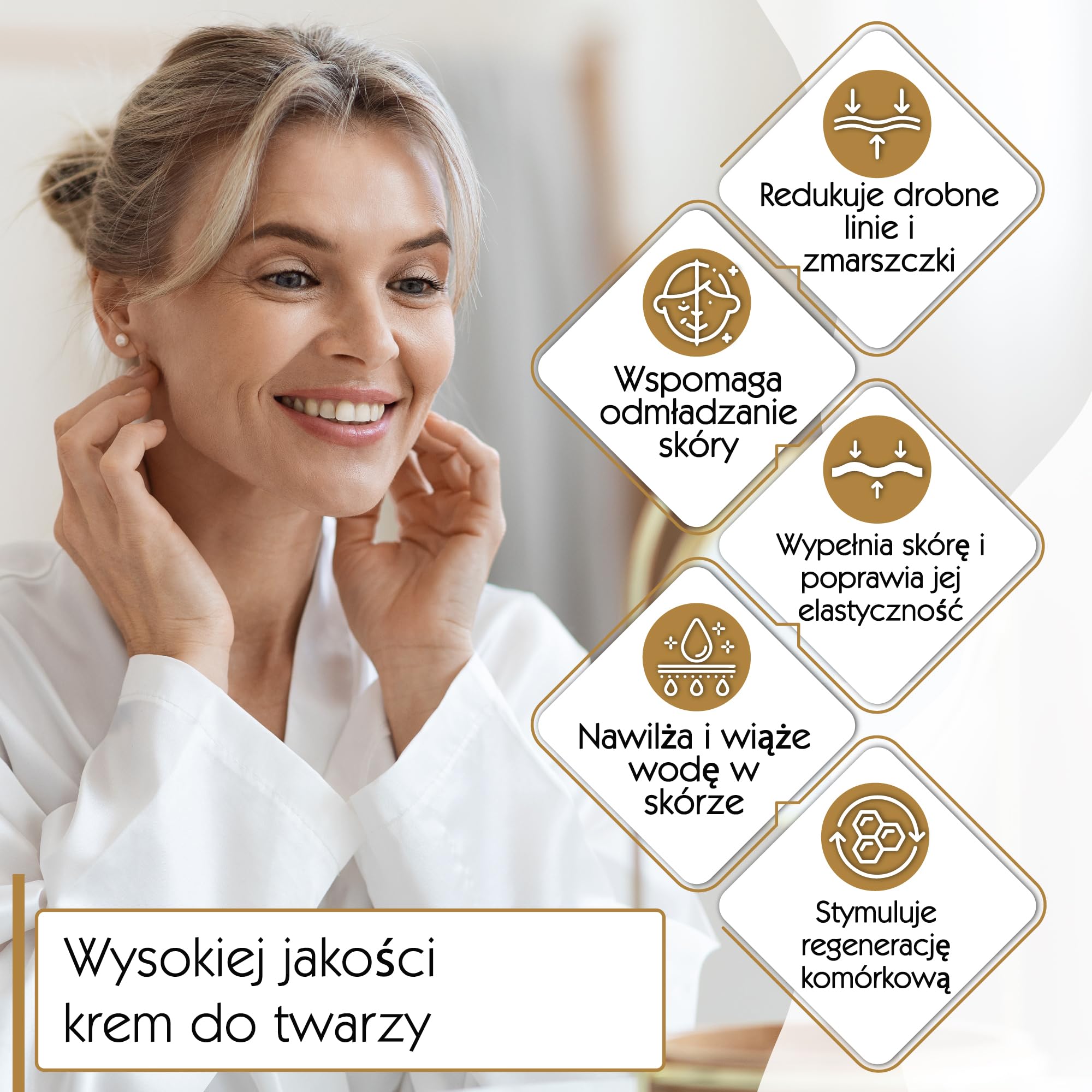 DR. OEZGOEREN KOSMETIK Krem Hyaluronowy z Q10 – Krem Przeciwstarzeniowy na Dzień i Noc, Nawilżający Krem przeciw Zmarszczkom, Ochrona UV & Wegancka Pielęgnacja Twarzy z Naturalnymi Składnikami