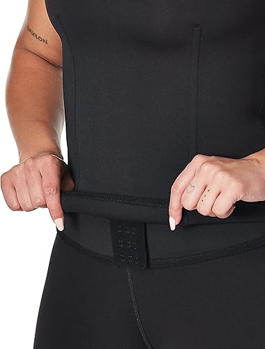 Miniatura 2 de FeelinGirl Entrenador de cintura para mujer, chaleco de corsé, moldeador de cuerpo, recortador, camiseta sin mangas, faja deportiva con huesos de