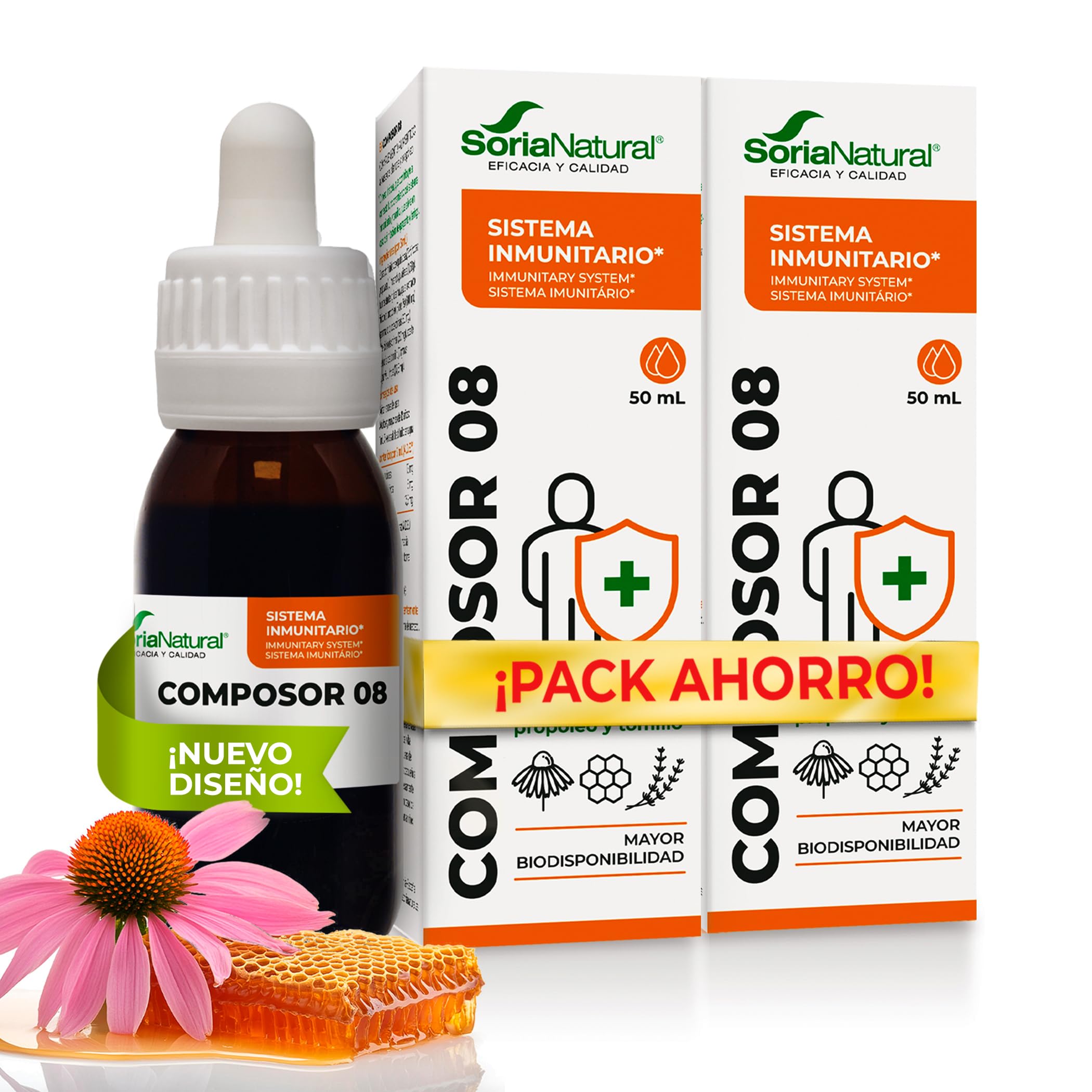 Defensas Fuertes Soria Natural: Equinácea y Propóleo 100%...
