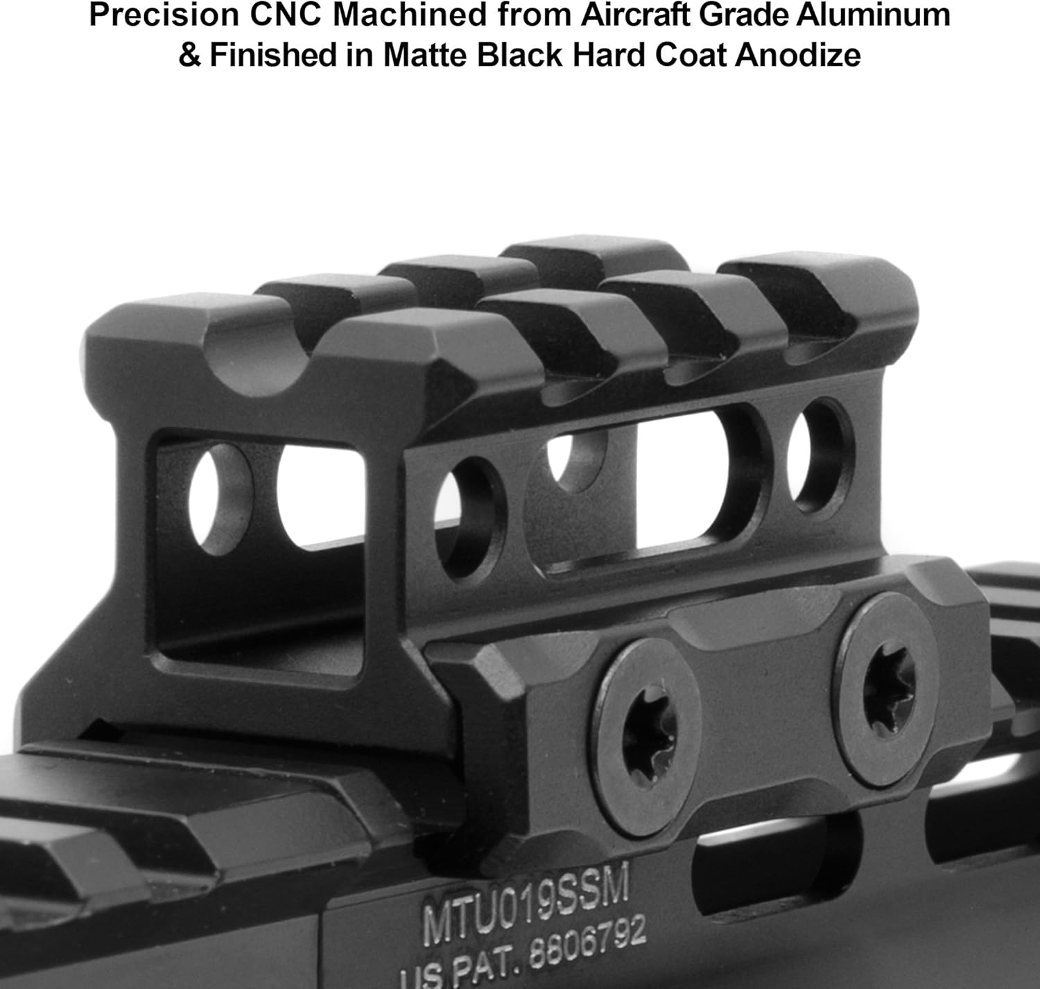 UTG Super Slim 3 Slots Picatinny Riser Mount, 0.75" : Sports & Outdoors