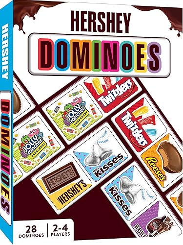 MasterPieces Juegos para niños - Dominó de imagen de Hershey's - Juego para niños y familia