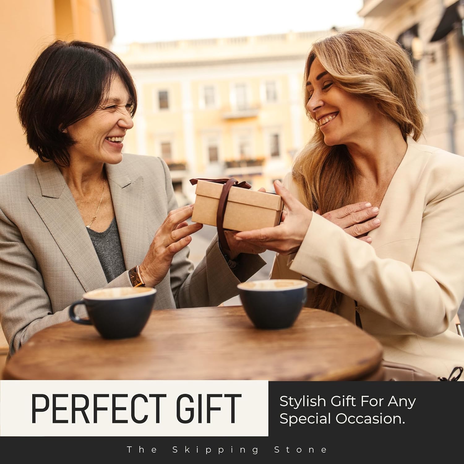 Alia Bangle Bracelets Set - Set of 4 Handmade Brass Bangles with Silver Plating - Durable & Lightweight Bangles for Women - Brass Jewelry with Purpose - A Perfect Gift for Her