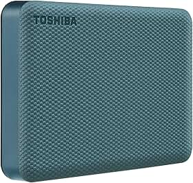 HD Externo Portátil Toshiba 4TB Canvio Advance USB 3.0 Verde - HDTCA40XG3CA