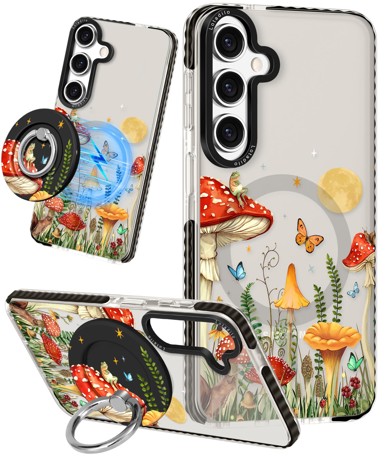 Coque Samsung A35 5G Lotadilo compatible Magsafe design papillon - 7