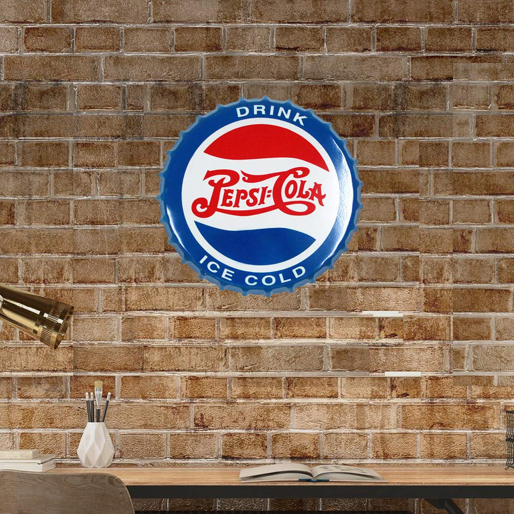 2but Pepsi Cola Bottle Caps Metal Tin Signs Cafe Beer Bar