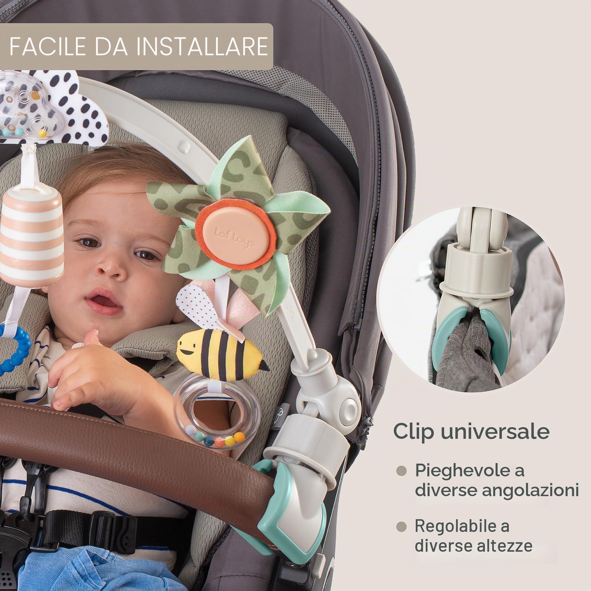 TAF TOYS 12795 - Arco per passeggino Savana